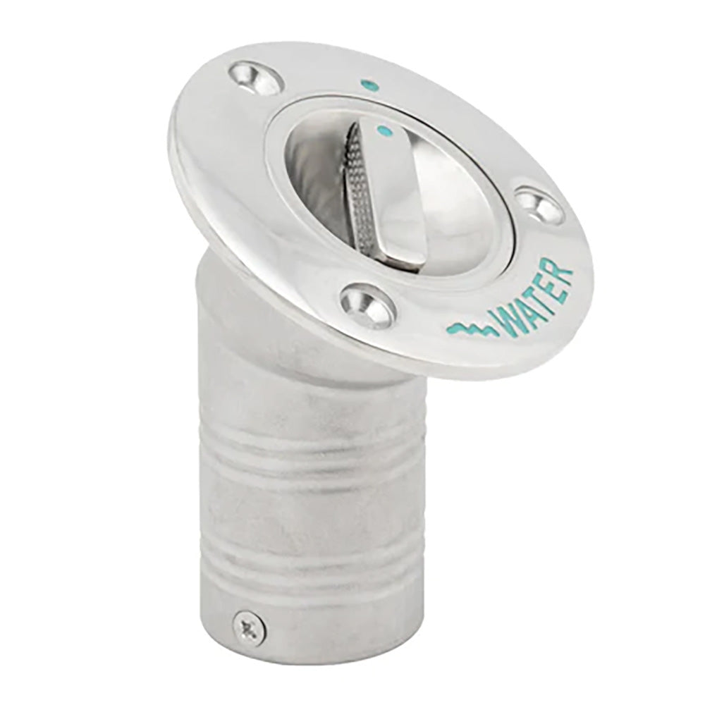 Whitecap 30° EPA Pull-Up Deck Fill Angled 1-1/2" (Water) — marine deck fills
