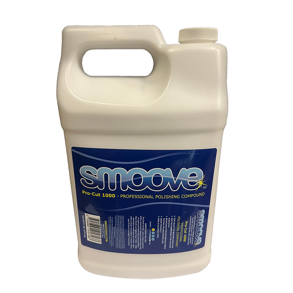 Smoove Pro-Cut 1000 Professional Polishing Compound - Gallon — marine cleaning