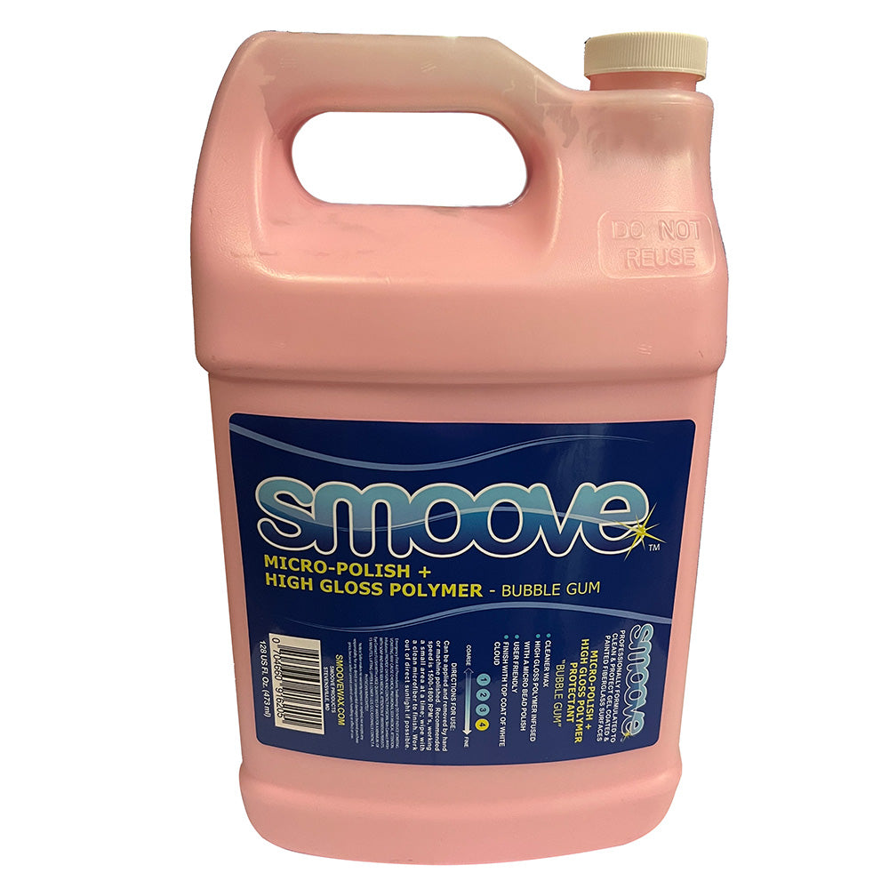 Smoove Bubble Gum Micro Polish + High Gloss Polymer - Gallon — marine cleaning