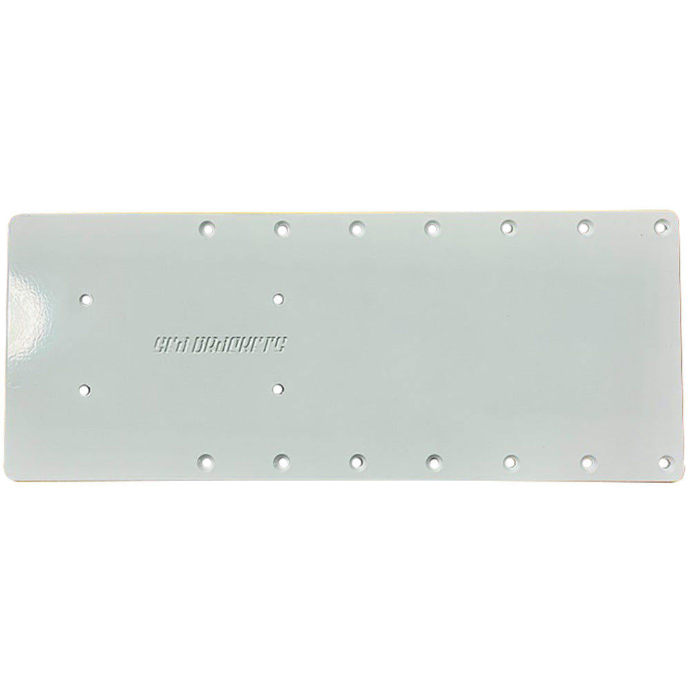 Sea Brackets 18" Straight Trolling Motor Plate f/Garmin Kraken — marine trolling motor accessories