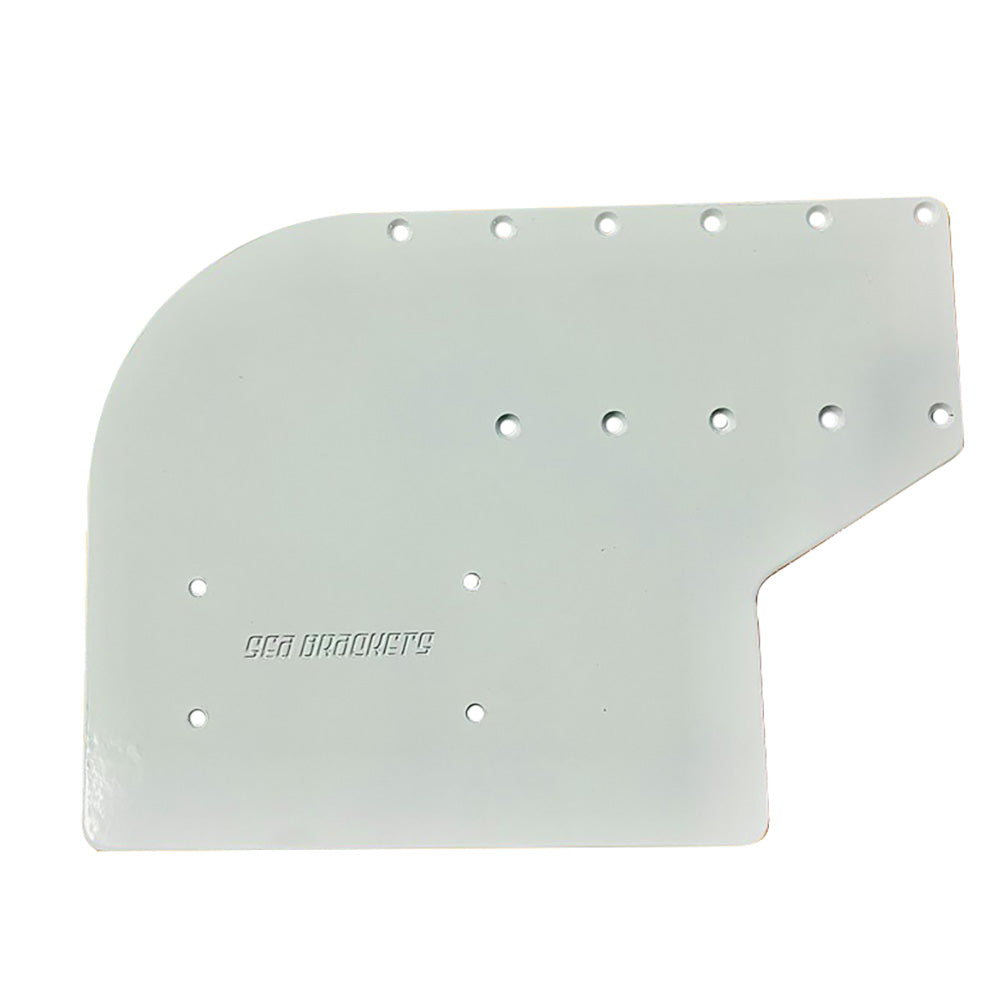 Sea Brackets Small Offset Trolling Motor Plate f/Garmin Kraken — marine trolling motor accessories