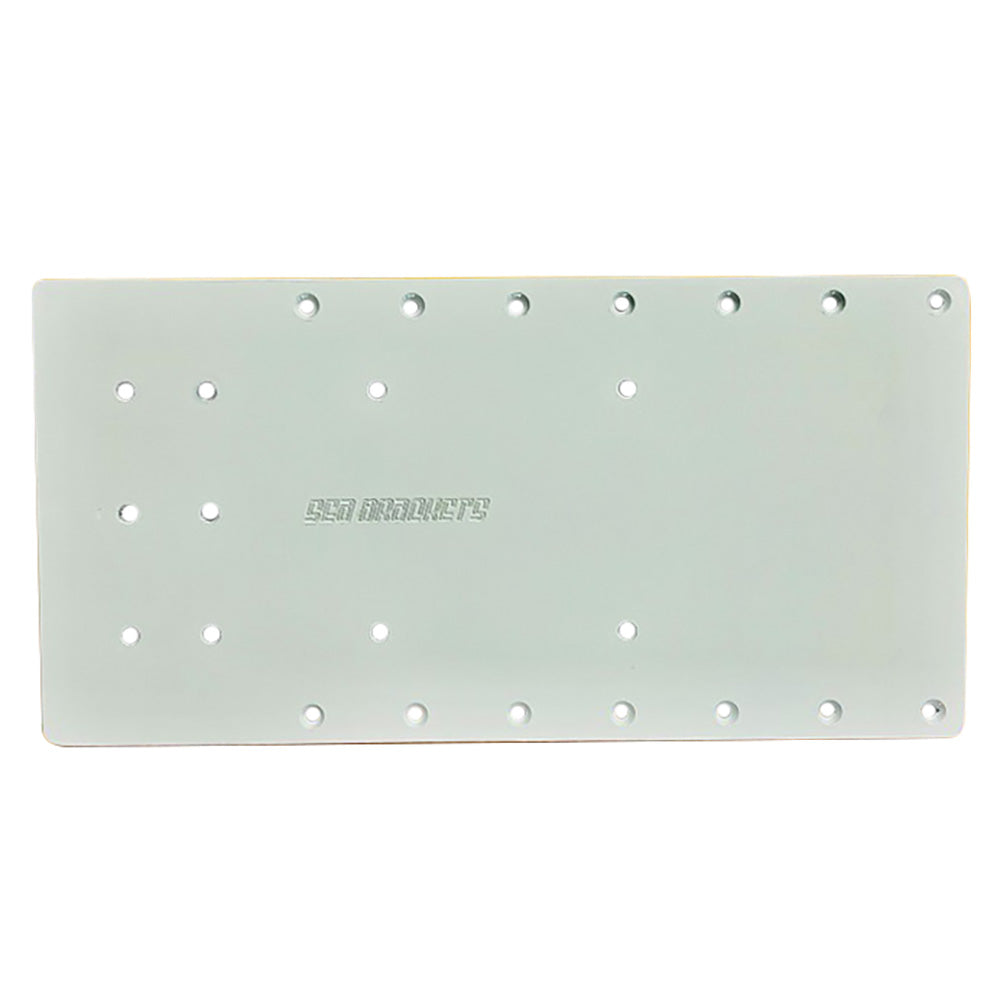 Sea Brackets 20" Straight Trolling Motor Plate f/Minn Kota Quest — marine trolling motor accessories