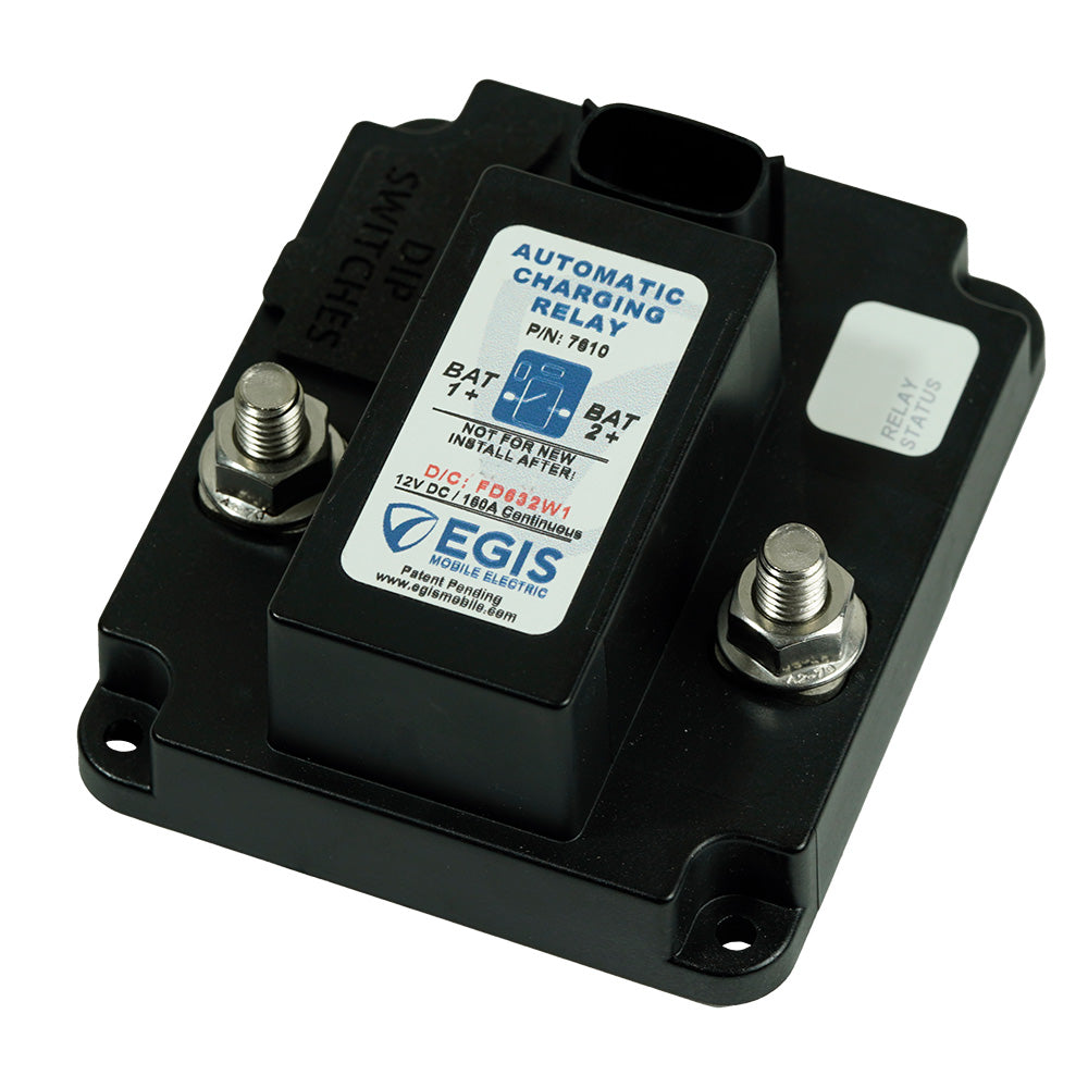 Egis Mobile Electric Egis Programmable Automatic Charging Relay (ACR) 160A, 12V — marine battery management