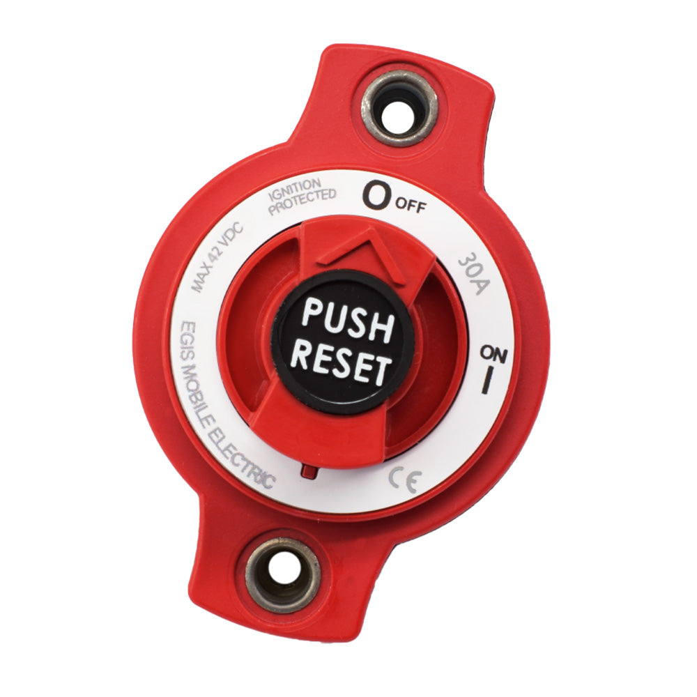 Egis Mobile Electric Egis 30A Panel Mount Mini Circuit Breaker — marine circuit breakers