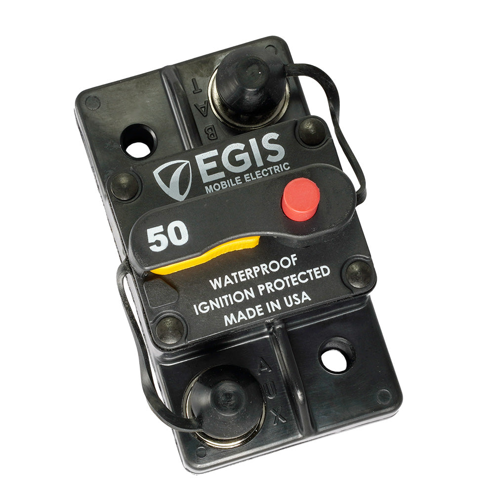 Egis Mobile Electric Egis 50A Surface Mount Circuit Breaker - 285 Series — marine circuit breakers