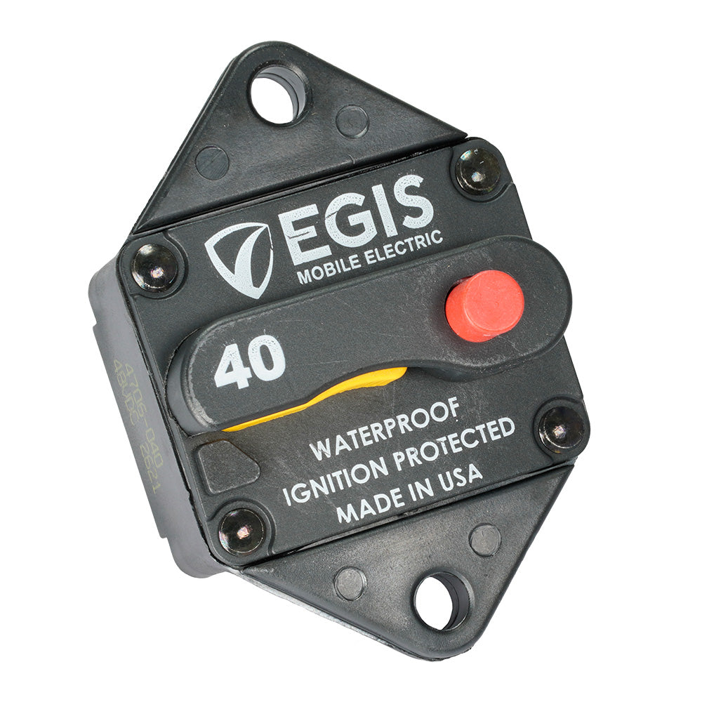 Egis Mobile Electric Egis 40A Panel Mount Circuit Breaker - 285 Series — marine circuit breakers