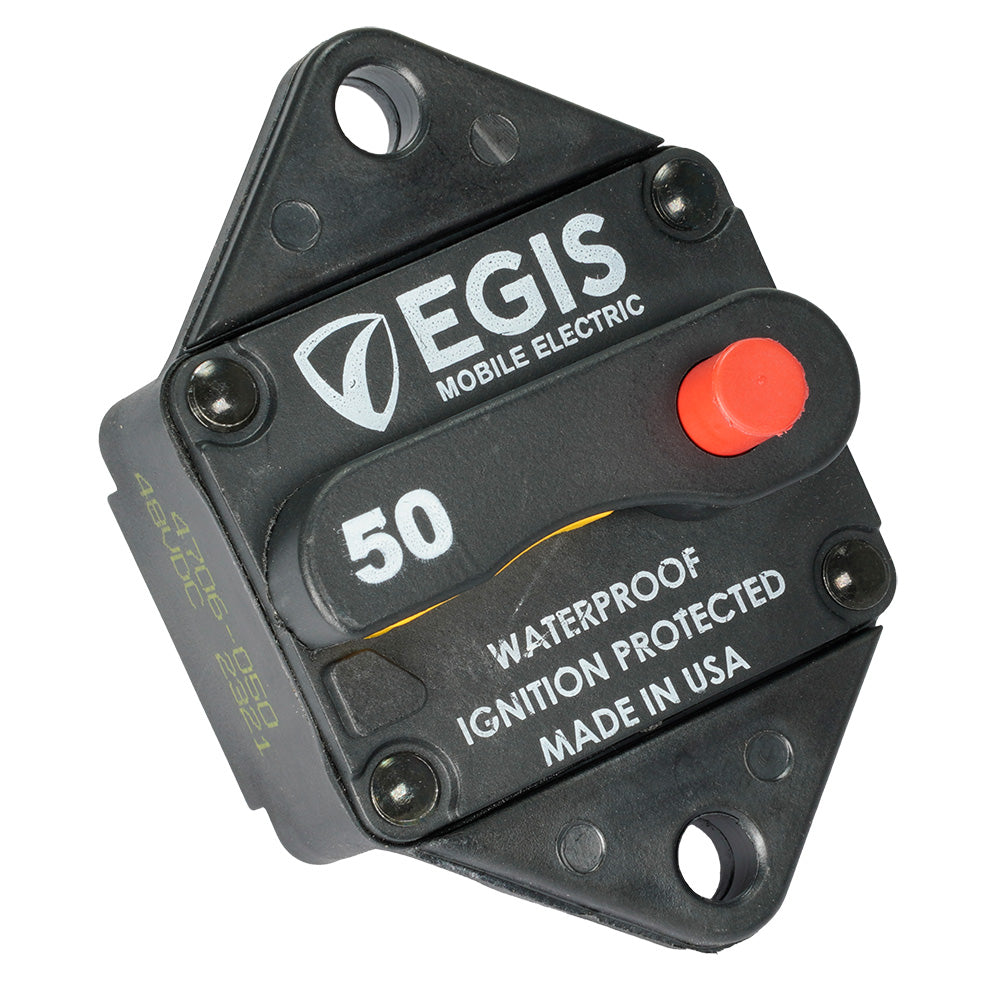Egis Mobile Electric Egis 50A Panel Mount Circuit Breaker - 285 Series — marine circuit breakers