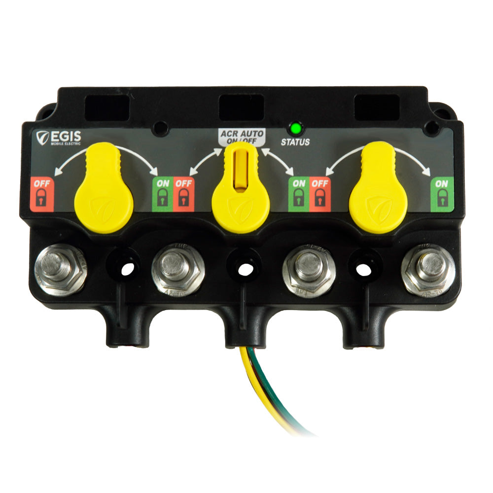 Egis Mobile Electric Egis XD Series Triple Flex 2 Mechanical Switch-ACR-Mechanical Switch w/Knobs & DTM Connector — marine accessories