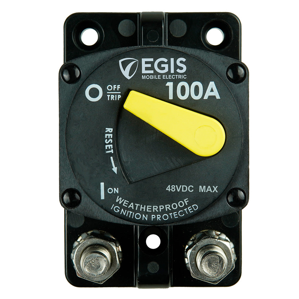 Egis Mobile Electric Egis 100A Surface Mount 87 Series Circuit Breaker — marine circuit breakers