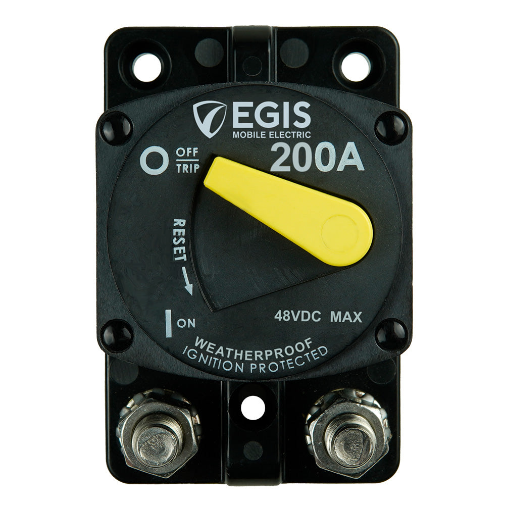 Egis Mobile Electric Egis 200A Surface Mount 87 Series Circuit Breaker — marine circuit breakers