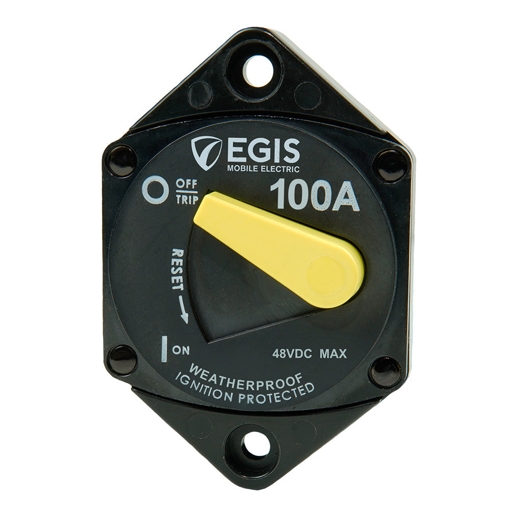 Egis Mobile Electric Egis 100A Panel Mount 87 Series Circuit Breaker — marine circuit breakers