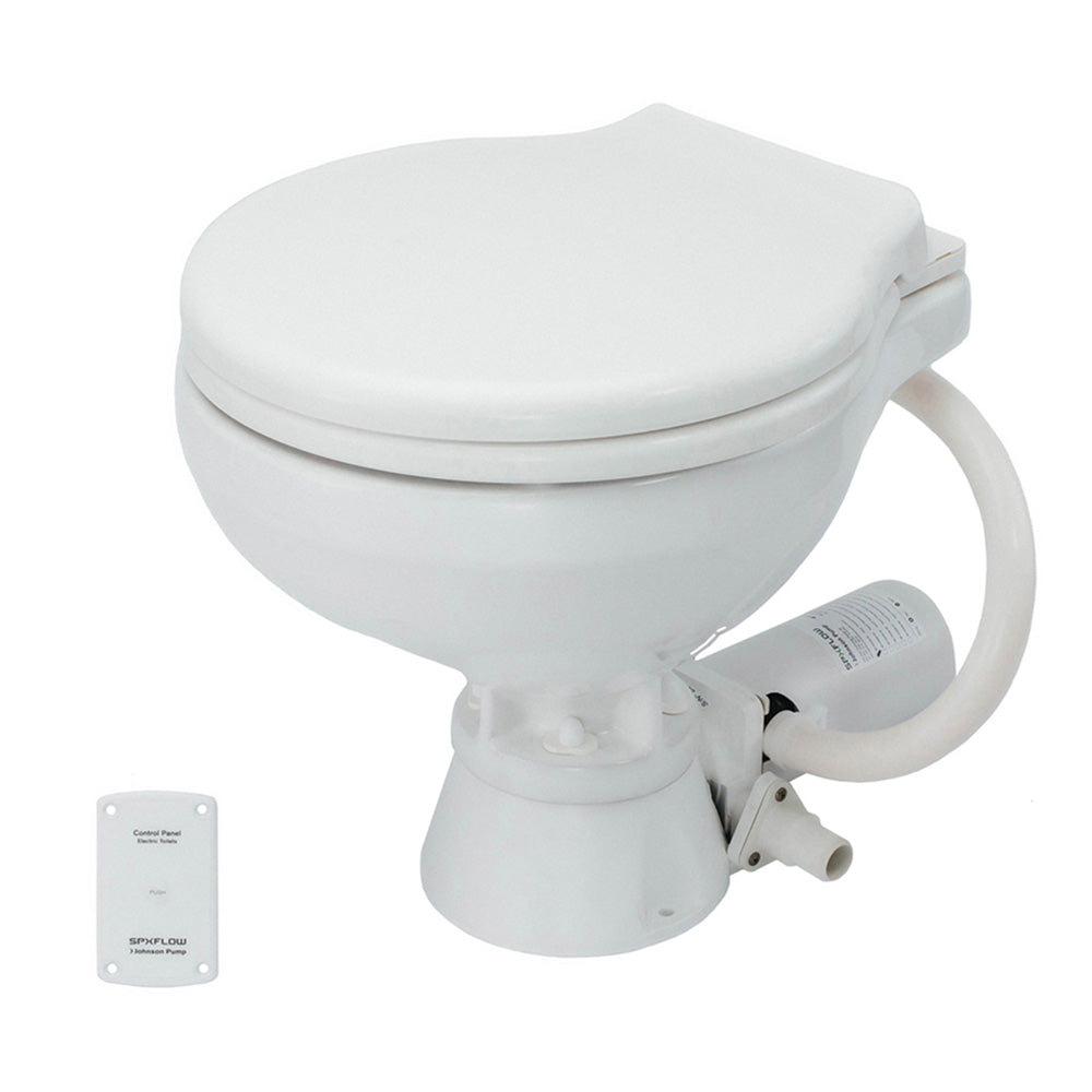 Johnson Pump Standard Electric Toilet - Comfort Macerator Style - 24V — marine marine sanitation