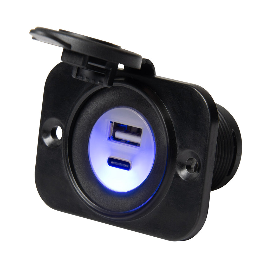 Marinco Sealink® Dual USB-A/C Combo Charger — marine accessories