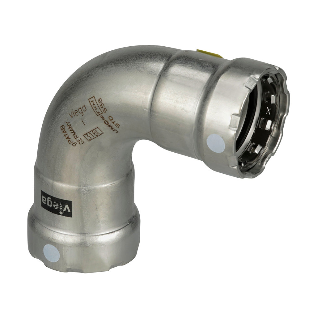 Viega MegaPress 316 FKM 1/2" 90 Degree Elbow — marine fittings