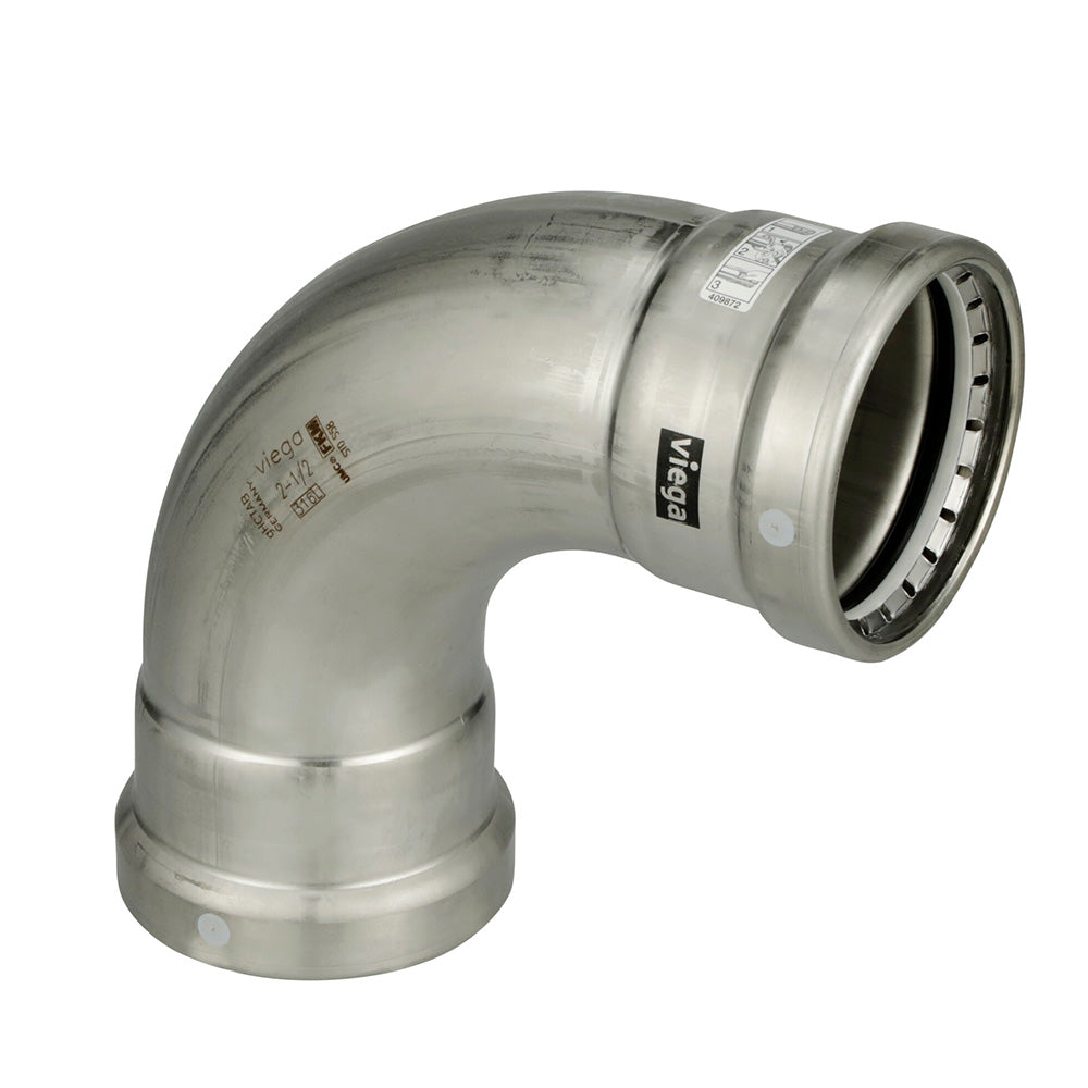 Viega MegaPress 316 FKM 4" 90 Degree Elbow — marine fittings