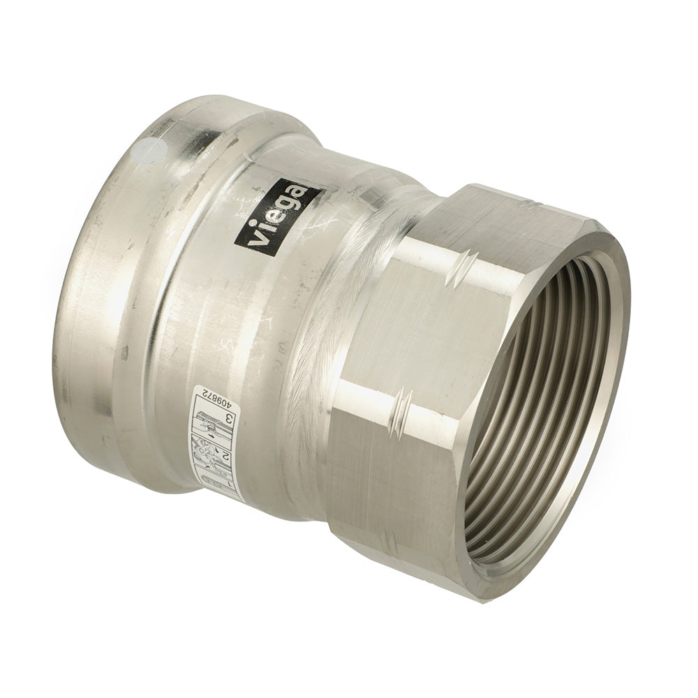 Viega MegaPress 316 FKM FPT Adapter - 3" x 3" (FPT) — marine fittings