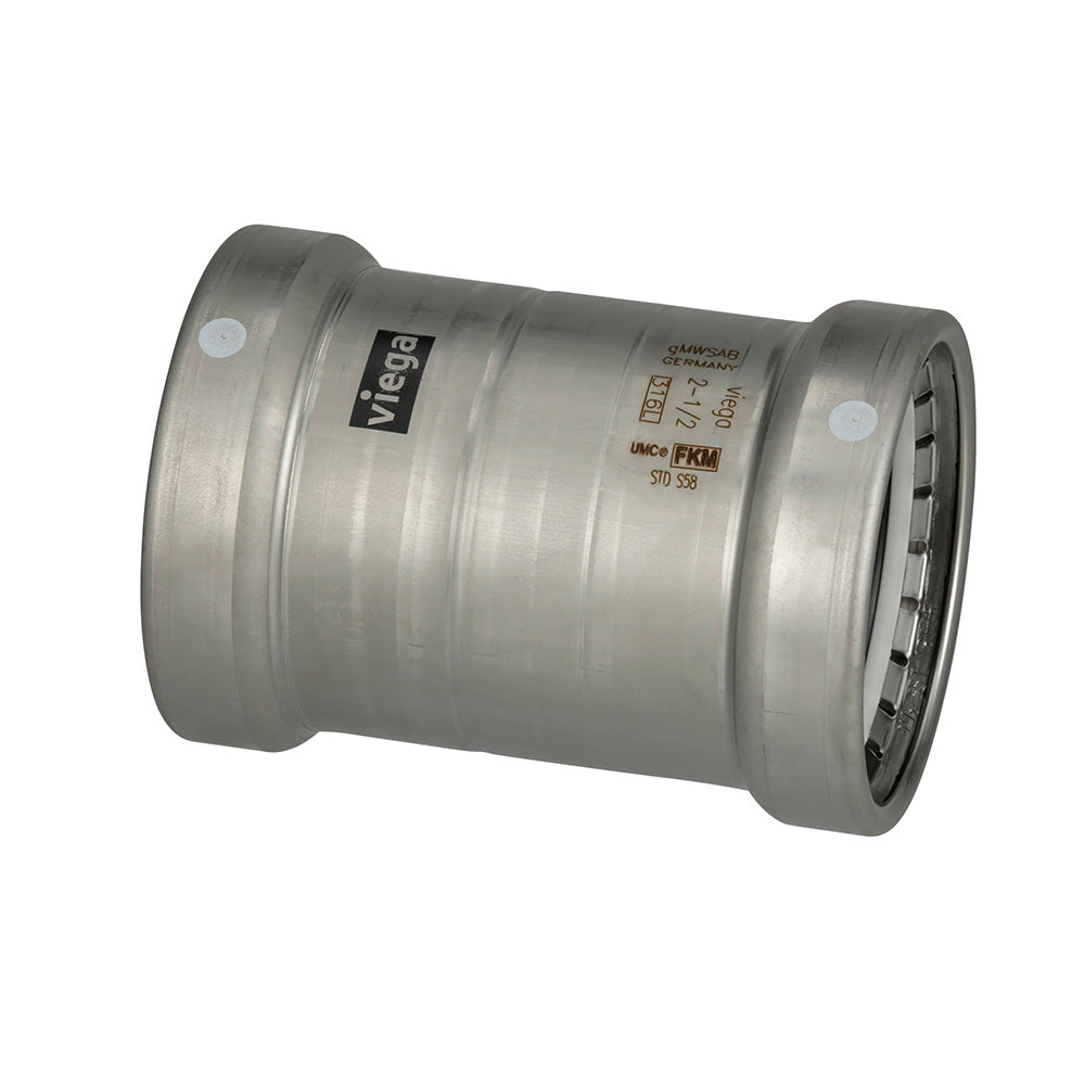 Viega MegaPress 316 FKM 4" Slip Coupling w/o Stop — marine fittings