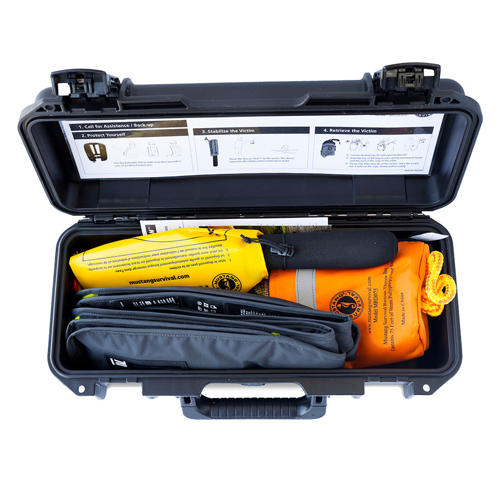 Mustang Survival Mustang Water Rescue Kit w/Black Case — marine personal flotation devices