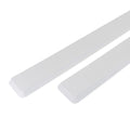 SeaDek Cockpit Coaming Bolster Set (2) - 4" x 39" & 20mm Thick - White w/Brushed Texture — marine deck / galley