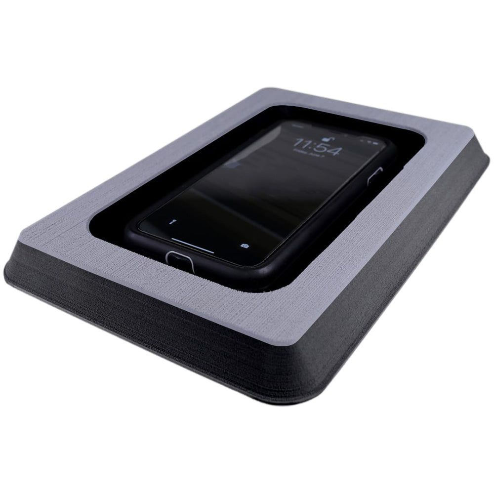 SeaDek Single Cell Phone Dash Pocket - Strom Grey/Black — marine deck / galley