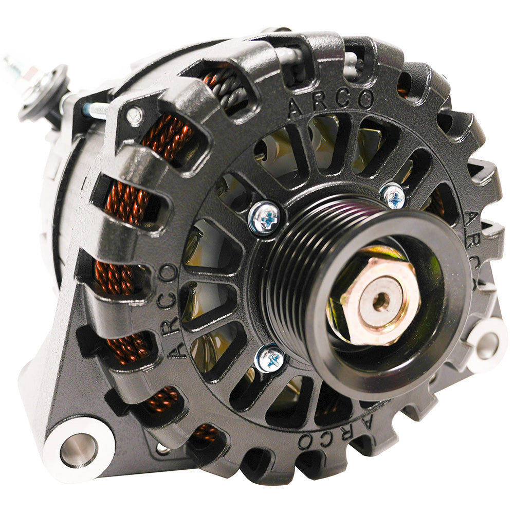 ARCO Marine Zeus A275L N62 Alternator w/Clutch Pulley & Regulator — marine alternators
