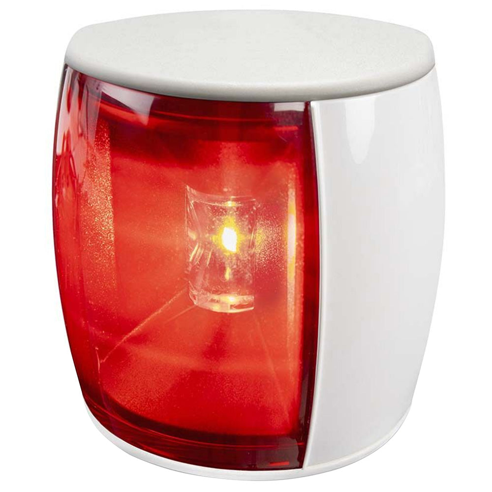Hella Marine NaviLED PRO Port Navigation Lamp - White Shroud - Red Lens - 3NM — marine navigation lights