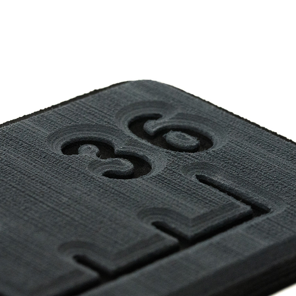 SeaDek 36” Routed Ruler - 6mm - Brushed Texture - Dark Grey/Black — marine deck / galley