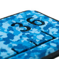 SeaDek 36” Routed Ruler - 6mm - Brushed Texture - Aqua Camo/Black — marine deck / galley