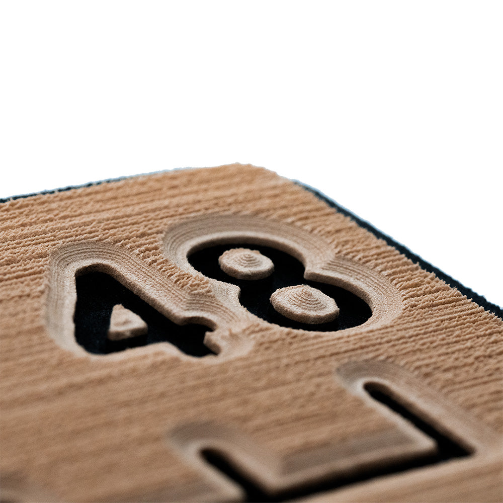 SeaDek 48” Routed Ruler - 6mm - Brushed Texture - Mocha/Black — marine deck / galley