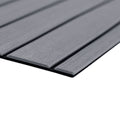 SeaDek 40" x 80" 6mm Teak Full Sheet - Brushed Texture - Storm Grey/Black (1016mm x 2032mm x 6mm) — marine deck / galley