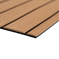 SeaDek 40" x 80" 6mm Teak Full Sheet - Brushed Texture - Mocha/Black (1016mm x 2032mm x 6mm) — marine deck / galley