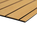 SeaDek 40" x 80" 6mm Teak Full Sheet - Brushed Texture - Camel/Black (1016mm x 2032mm x 6mm) — marine deck / galley