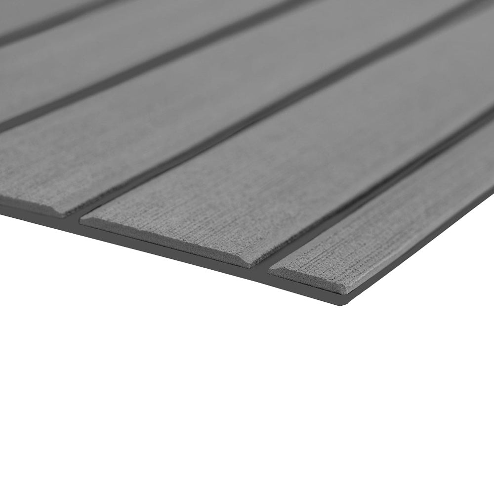 SeaDek 40" x 80" 6mm Teak Full Sheet - Brushed Texture - Storm Grey/Dark Grey (1016mm x 2032mm x 6mm) — marine deck / galley