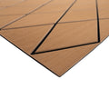 SeaDek 40" x 80" 6mm Two Color Diamond Full Sheet - Brushed Texture - Mocha/Black (1016mm x 2032mm x 6mm) — marine deck / galley