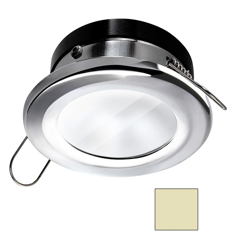 I2Systems Inc i2Systems Apeiron A1110Z 4.5W Spring Mount Light - Round - Warm White - Polished Chrome Finish — marine dome/down lights