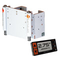 IMPULSE 12" Set Back Electric Jack Plate w/Smart Control - White Cerakote — marine jack plates