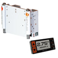 IMPULSE XL 8" Set Back Electric Jack Plate w/Smart Control - White Cerakote — marine jack plates