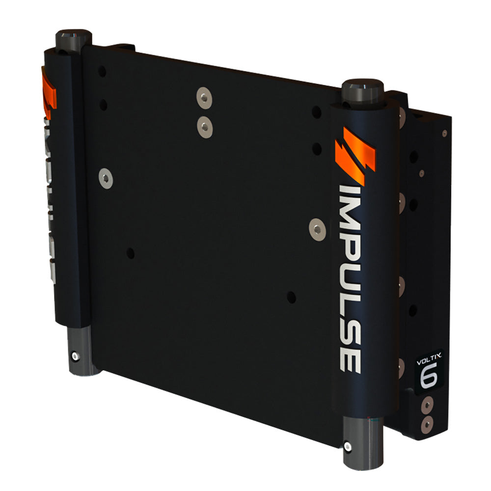 IMPULSE 6" Set Back Electric Jack Plate w/Standard Control - Black Anodize — marine jack plates