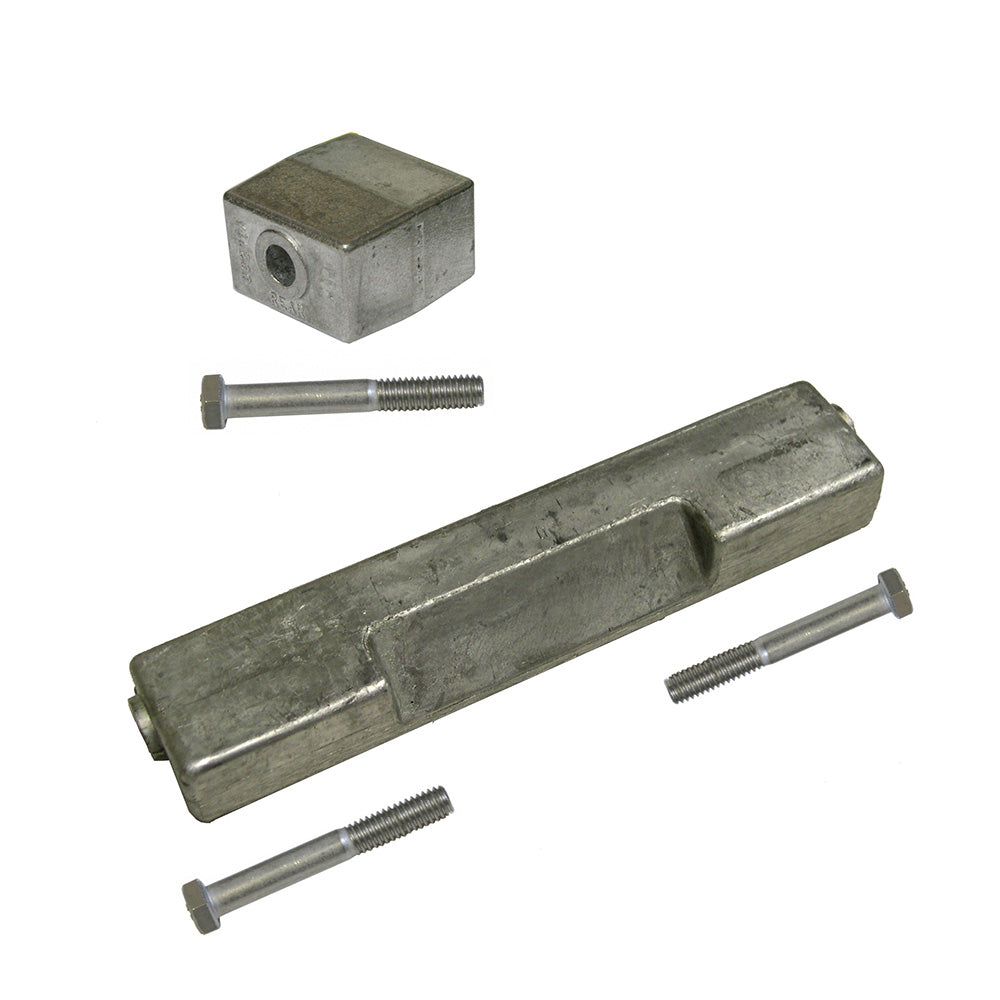 Performance Metals Bombardier Johnson/Evinrude 90-225HP 1991 & Later Complete Anode Kit - Aluminum — marine anodes