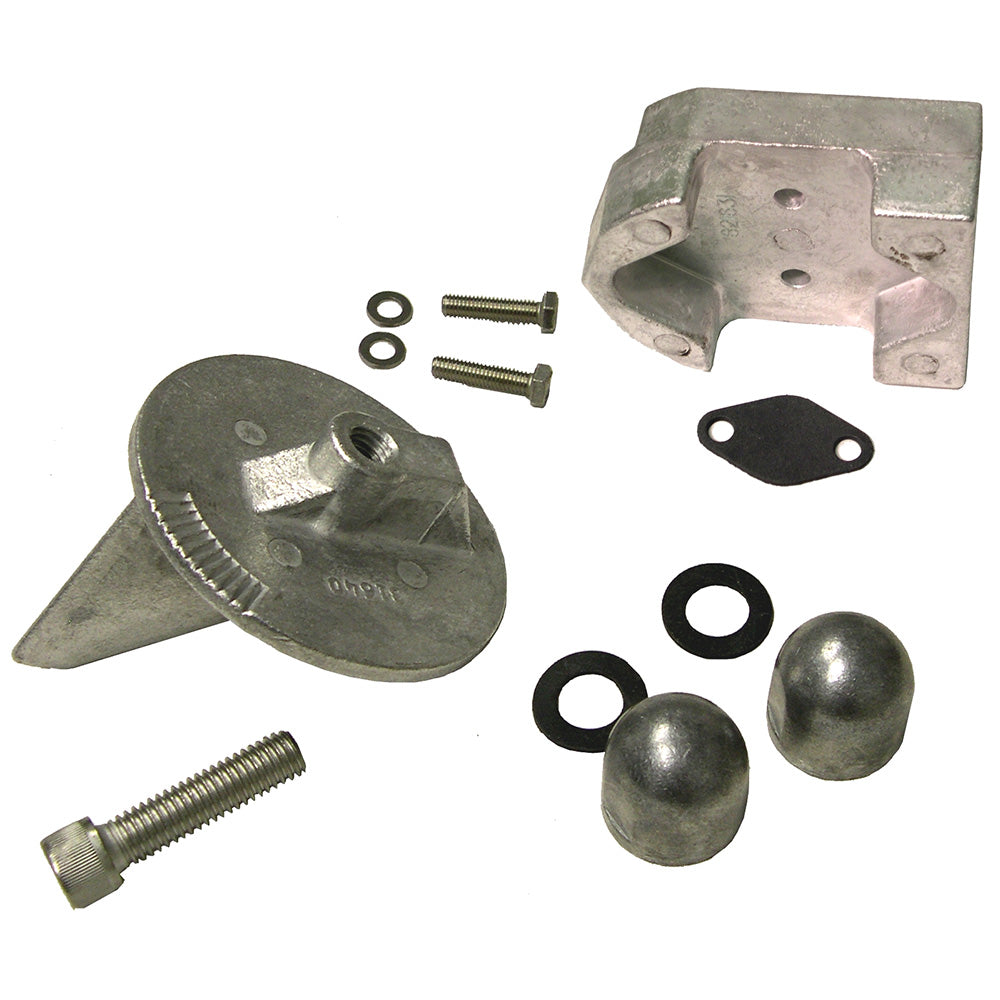 Performance Metals Mercruiser Alpha 1 Gen 1 Complete Anode Kit (No Power Steering) - Aluminum — marine anodes
