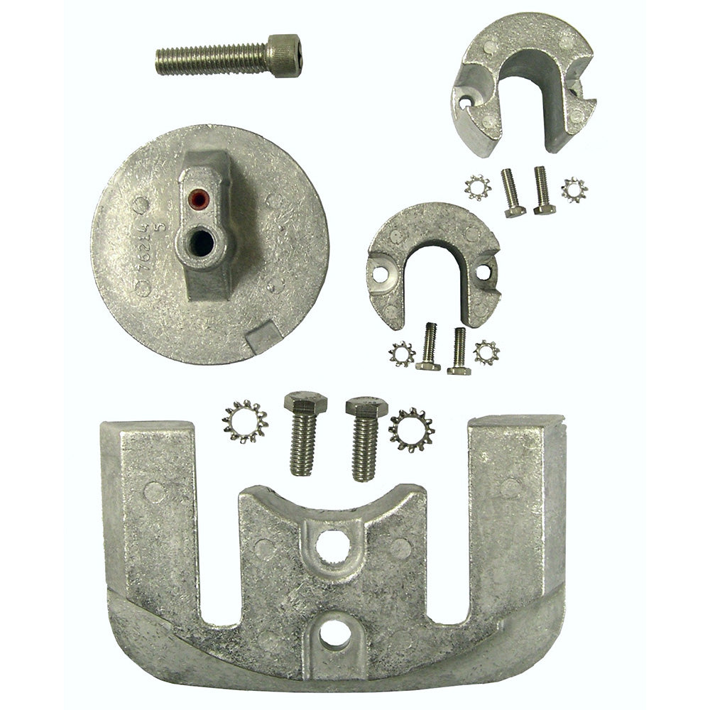 Performance Metals Mercruiser Bravo 2/3 Complete Anode Kit - Aluminum — marine anodes
