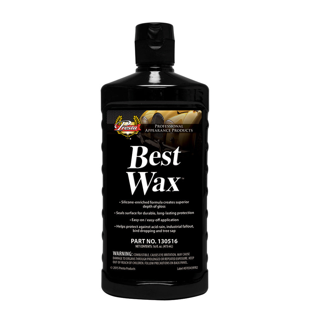 Presta Best Wax™ Paint Sealer - 16oz — marine cleaning