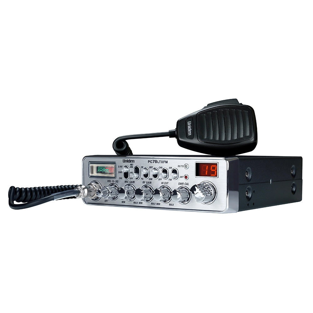 Uniden PC78LTXFM CB Radio w/AM/FM — marine cb radios