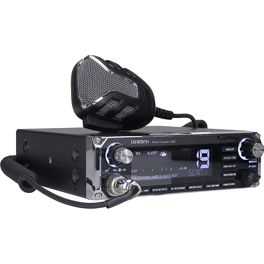 Uniden BearTracker 885 Hybrid CB Radio — marine cb radios
