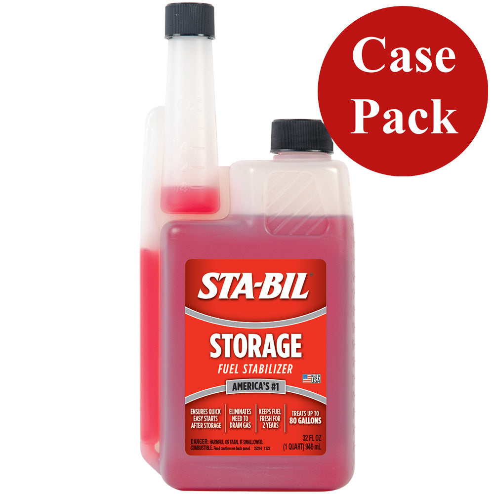 STA-BIL Fuel Stabilizer - 32oz *Case of 12* — marine cleaning
