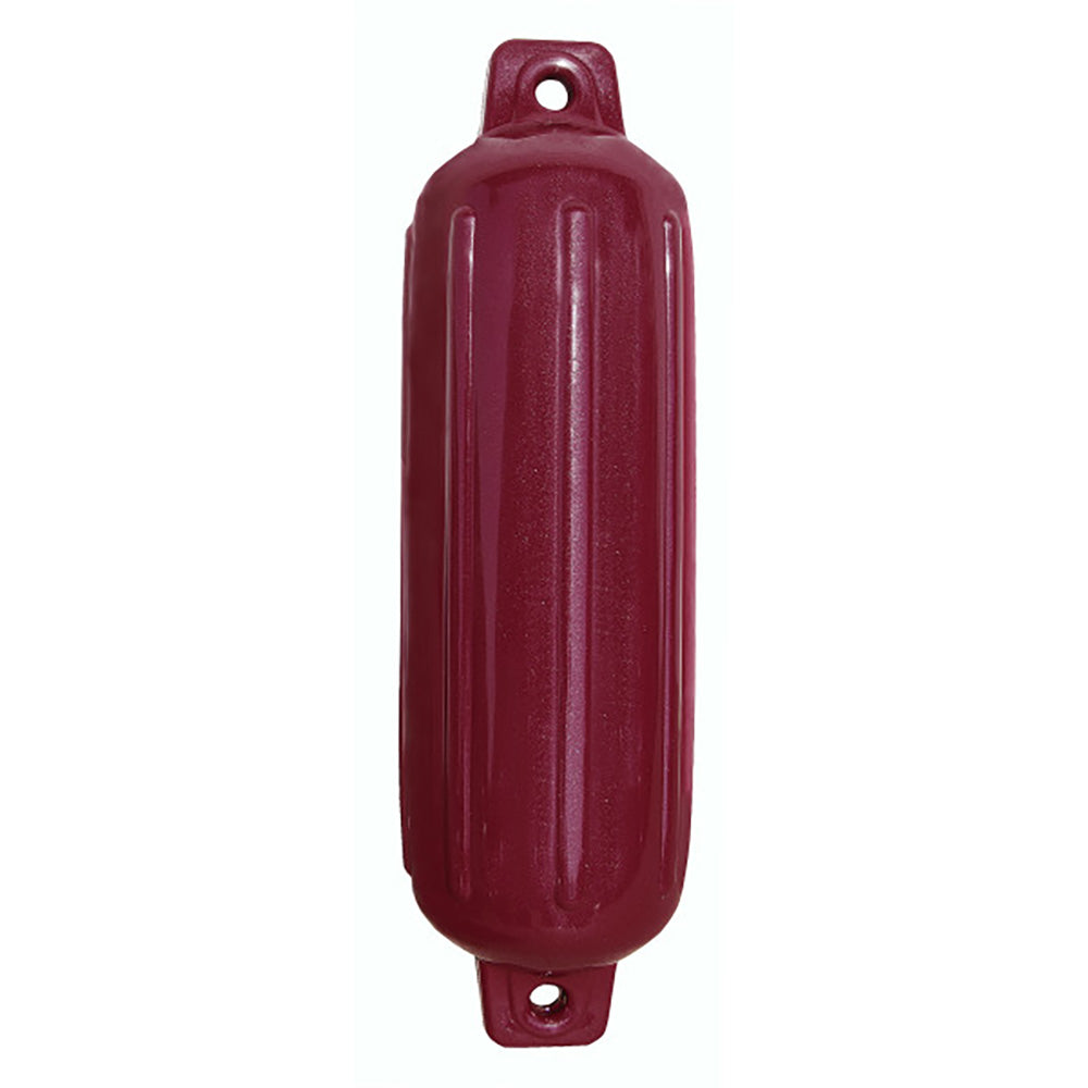Taylor Made Storm Gard™ 5.5" x 20" Inflatable Vinyl Fender - Burgundy — marine fenders