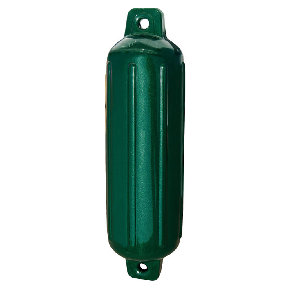 Taylor Made Storm Gard™ 5.5" x 20" Inflatable Vinyl Fender - Emerald Green — marine fenders