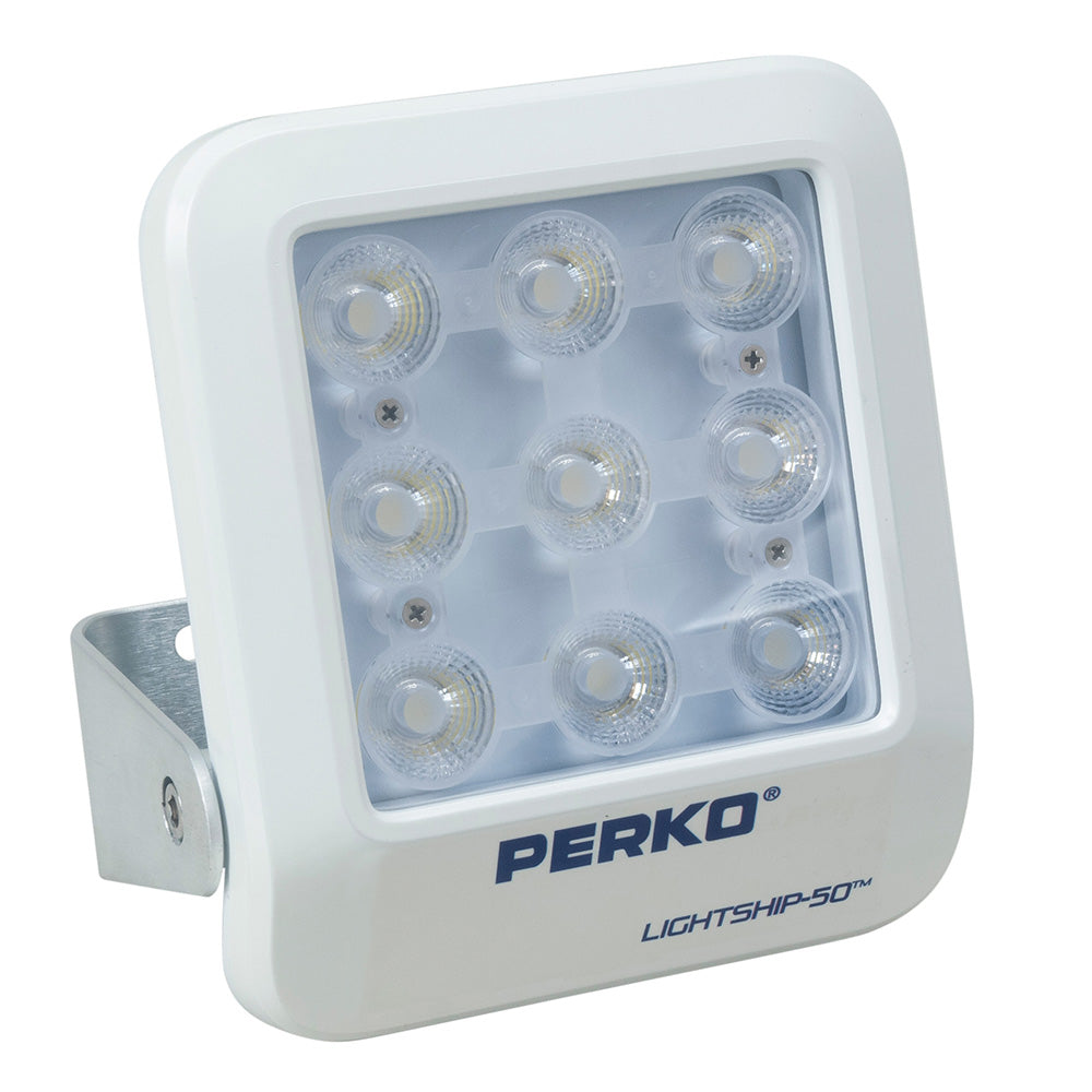 Perko Lightship 50 LED High Performance Spotlight - 12/24V - White — marine flood/spreader lights