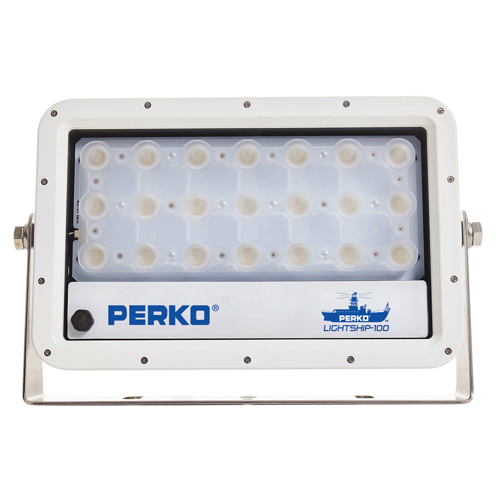 Perko Lightship 100 LED High Performance Spotlight - 12/24V - White — marine flood/spreader lights