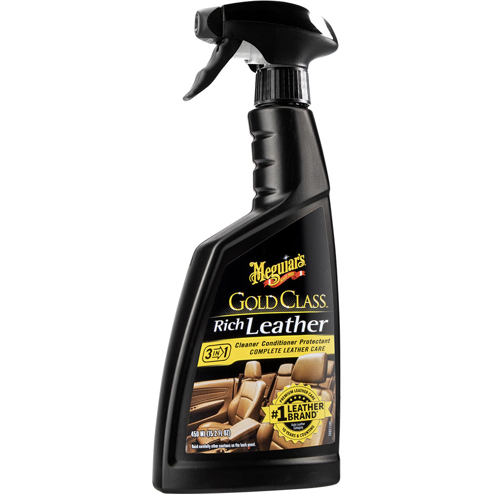 Meguiar's Gold Class™ Rich Leather Spray - 15.2 oz. — marine cleaning